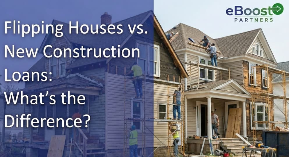 Flipping Houses vs. New Construction Loans: What’s the Difference?
